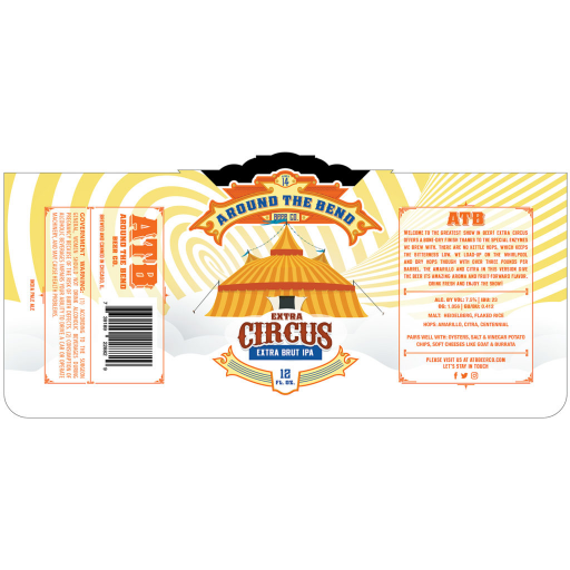 Extra Circus Brut Ipa Around The Bend Beer Co Brewerydb Com