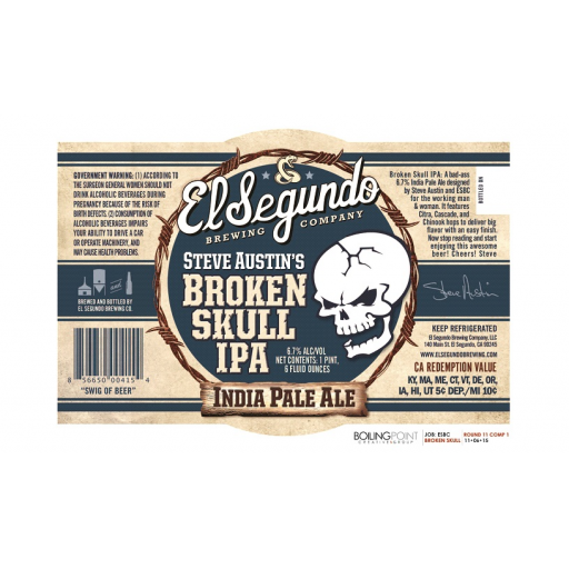 Broken Skull IPA El Segundo Brewing Company